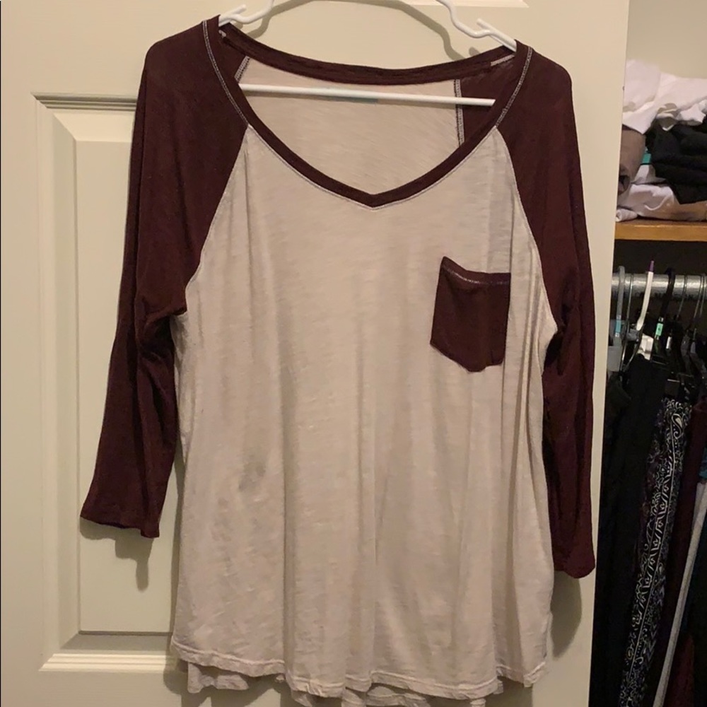 3/4 sleeve shirt